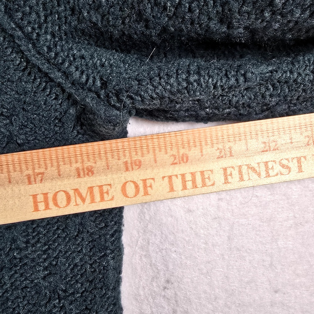 Eddie Bauer Roll Neck Sweater‎ Womens Small Green Knit Wool Camel Blend - Picture 9 of 11
